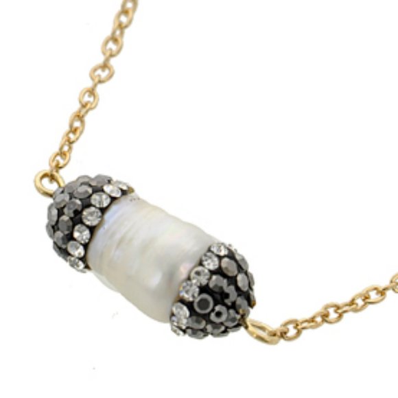 CREAM FRESH WATER PEARL DELICATE NECKLACE SET - Picture 3 of 3